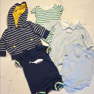 0-3 mo, Janie and Jack Windbreaker and Onesies, with a Nordstrom Baby 3M Onesie